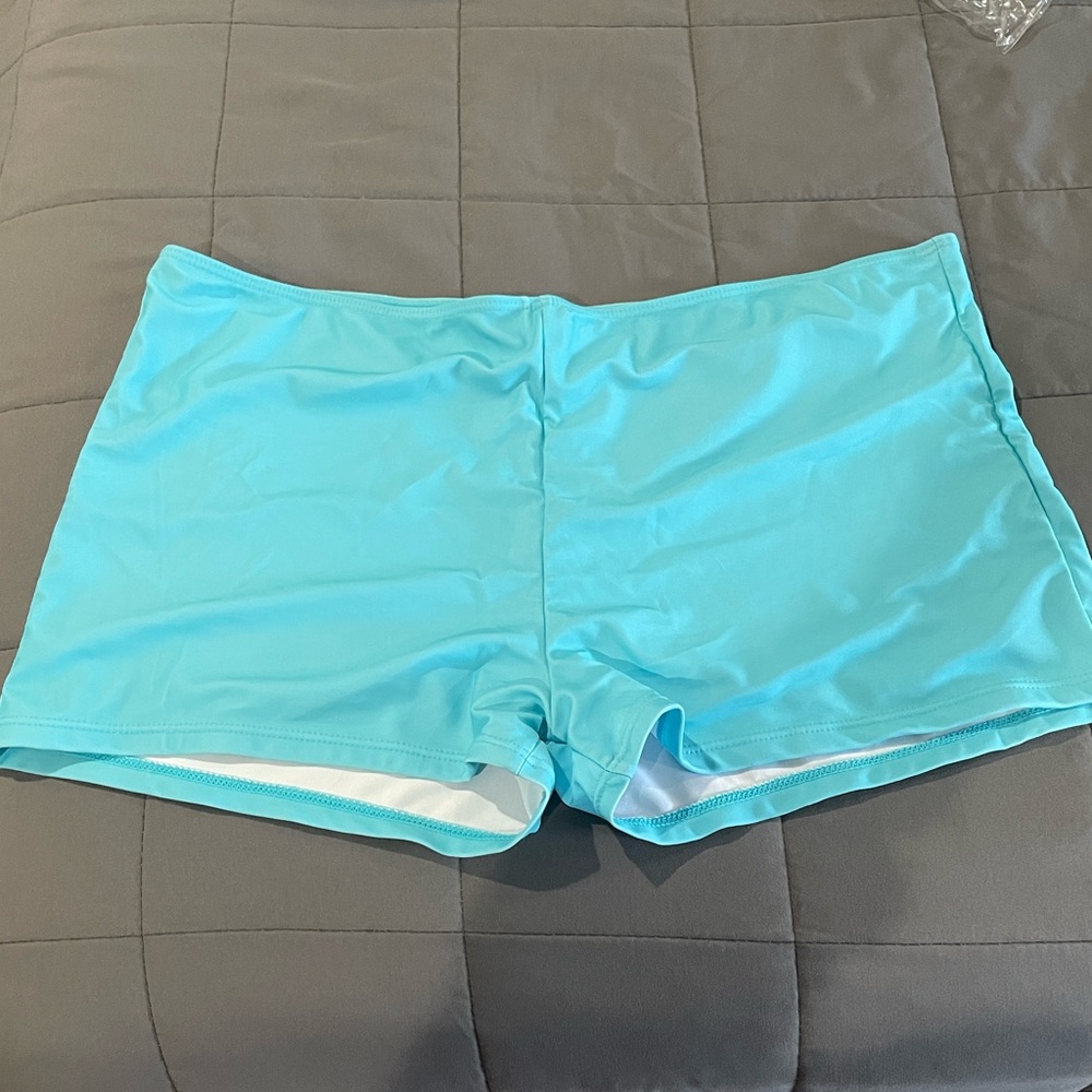 ⭐️Women’s Aqua Blue Swim Shorts- Size 3XL